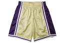 MITCHELL NESS SWINGMAN MESH SHORTS (LOS ANGELES LAKERS/96-97/GOLD)ミッチェル ネス/バスケットボールショーツ/ロサンゼルスレイカーズ/ゴールド