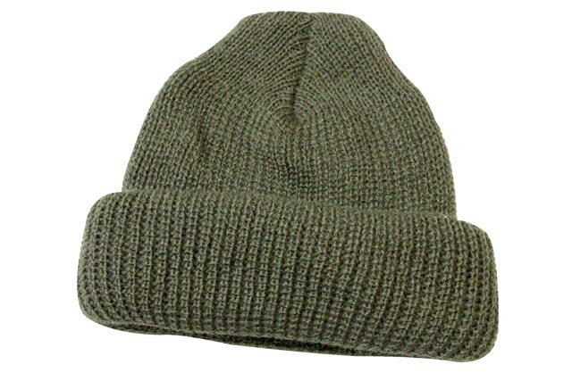 ROTHCO ACRYLIC BEANIE CAP (OLIVE)ロスコ/アメリカ/USA/ニットキャップ/ニット帽/くるくるビーニー/ビーニー/メンズ/レディース/ユニセックス/シンプル/プレーン/無地/ベストセラー/オールシーズン/オリーブ