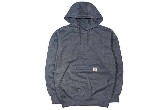 Carhartt RAIN DEFENDER LOOSE FIT HEAVYWEIGHT SWEATSHIRT (100615:026/CARBON HEATHER)カーハート/プルオーバーフーディー/レインディフェンダー/メンズ/レディース/ビッグシルエット/シンプル/カーボンヘザー