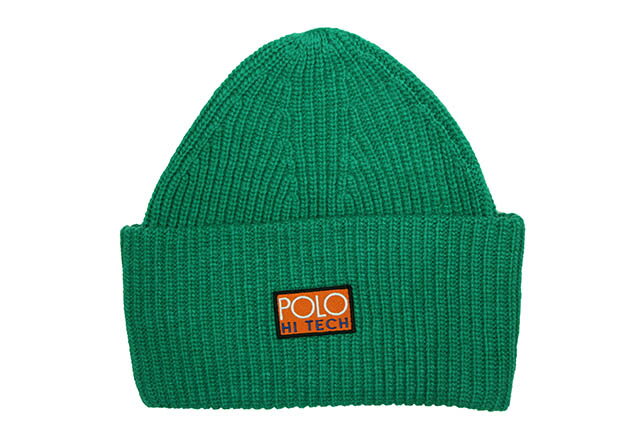 ポロラルフローレン ニット帽 メンズ POLO RALPH LAUREN HI TECH KNIT BEANIE(PC0164-325)(GREEN)ポロラルフローレン/ニットビーニー/グリーン