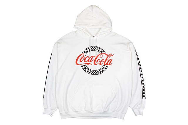 Rakuten - OFFICIAL COCA COLA PULLOVER HOODIE (WHITE)オフィシャルコカ・コーラ/プルオーバーフーディー/ホワイト