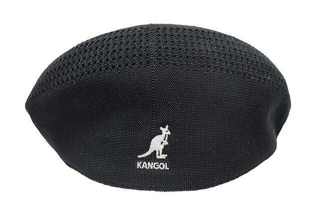 KANGOL TROPIC 504 VENTAIR (0290BC/BK001:BLACK/WHITE)カンゴール/ハンチングキャップ/ブラック×ホワイト