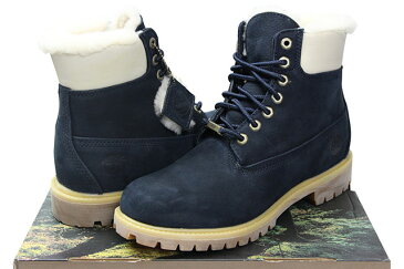 KITH NYC×TIMBERLAND SHEARING 6-INCH BOOTS(TB0A1KYK/NAVY)キスニューヨーク/ティンバーランド/ブーツ/ネイビー