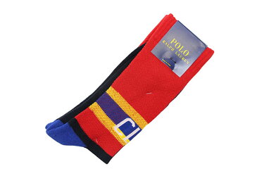 POLO RALPH LAUREN HI TECH SOCKS (889109:RED)ポロ ラルフローレン/ベア—ソックス/レッド