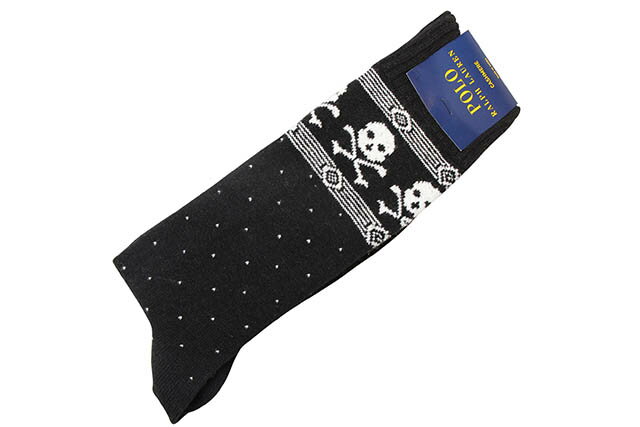 POLO RALPH LAUREN CASHMERE BLEND SOCKS (889103:BLACK)ポロ ラルフローレン/ソックス/ブラック