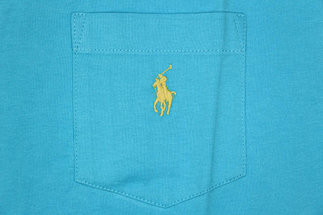 POLO RALPH LAUREN CLASSIC FIT POCKET T-SHIRT (710704248042:LIQUID BLUE)ポロラ...