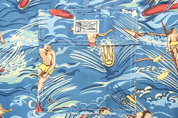 POLO RALPH LAUREN HAWAIIAN SURFER KAILUA SWIM SHORTS(710692872001/BLUE)ポロラルフローレン/スイムショーツ/ブルー