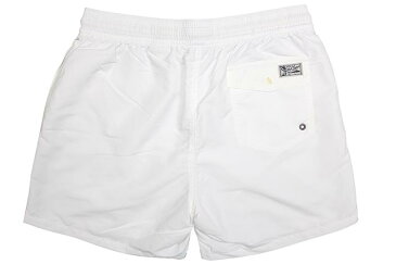 POLO RALPH LAUREN 5 1/2-INCH TRAVELER SWIM TRUNK (710683997018:WHITE)ポロラルフローレン/スイムショーツ/ホワイト