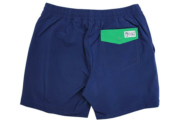 POLO RALPH LAUREN 6-INCH PREPSTER TRUNK (710743949002:NAVY)ポロラルフローレン/スイムショーツ/ネイビー