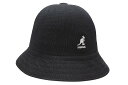 KANGOL TROPIC CASUAL BUCKET HAT (K2094ST/BK001:BLACK)カンゴール/バケットハット/ブラック