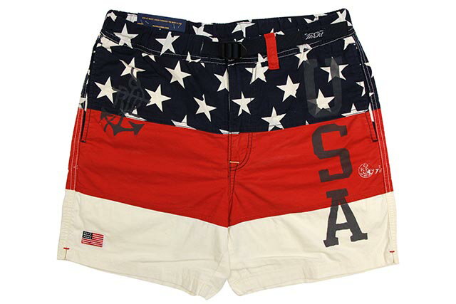 POLO RALPH LAUREN CLASSIC FIT COTTON SHORT (710741021001:USA COLOR BLOCK)ポロラルフローレン/コットンショーツ/カラーブロック