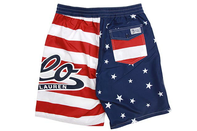 POLO RALPH LAUREN 8 1/2-INCH KAILUA SWIM TRUNK (710741319001:POLO AMERICANA)ポロラルフローレン/スイムショーツ/ハーフパンツ/水着/夏/海/ビーチ/プール