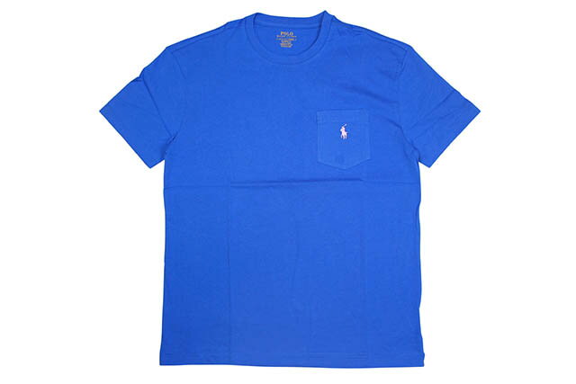 ポロ ラルフ ローレン ペアTシャツ POLO RALPH LAUREN CLASSIC FIT POCKET T-SHIRT (710704248038:COLBY BLUE)ポロラルフローレン/シグネチャーポニー/ショートスリーブTシャツ/ポケットTシャツ/メンズ/レディース/シンプル