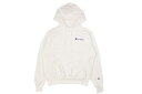 CHAMPION REVERSE WEAVE EMBROIDERED LOGO PULLOVER HOODIE (WHITE)`sI/vI[o[p[J[/zCg