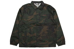 カーハート コーチジャケット メンズ Carhartt WIP SCRIPT COACH JACKET (I026-317-05P)(CAMO EVERGREEN/BRICK ORANGE)カーハートウィップ/コーチジャケット/カモ エバーグリーン×ブリックオレンジ