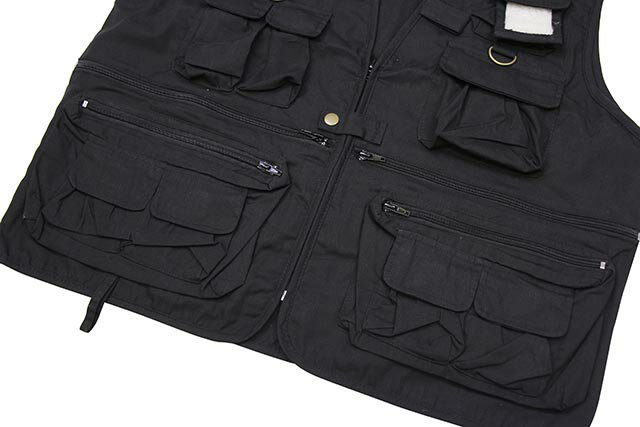 ROTHCO UNCLE MILTY TRAVEL VEST (7531:BLACK)ロスコ/ミリタリーベスト/ブラック 3