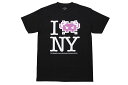 THE SMOKER'S CLUB PURP INVADERS INVADE NY T-SHIRT (BLACK)ザ・スモーカーズ・クラブ/ショートスリーブティーシャツ/ブラック