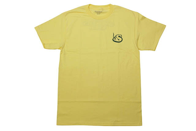 THE SMOKERS CLUB SMOKIN S LOGO T-SHIRT (YELLOW)ザ・スモーカーズ・クラブ/ショートスリーブティーシャツ/イエロー