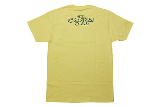 THE SMOKERS CLUB SMOKIN S LOGO T-SHIRT (YELLOW)ザ・スモーカーズ・クラブ/ショートスリーブティーシャツ/イエロー