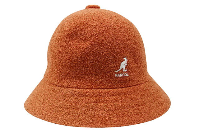 KANGOL BERMUDA CASUAL BUCKET HAT (0397BC/FO787:FIERY ORANGE)カンゴール/ハット/ファイアリ オレンジ