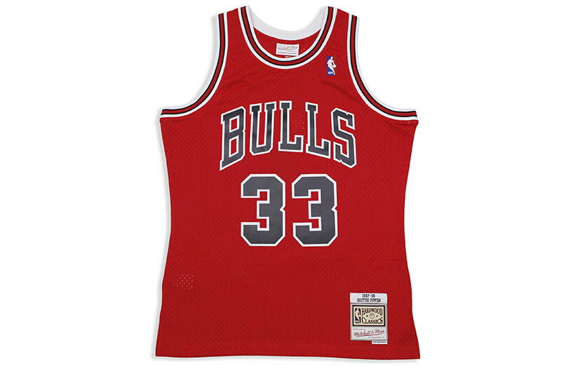 MITCHELL & NESS SWINGMAN MESH JERSEY (CHICAGO BULLS/ROAD/1997-98/SCOTTIE PIPPEN)SMJYGS18153ミッチェル&ネス/スウィングマンジャージ/バスケジャージ/シカゴブルズ