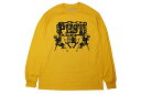 PUBLIC HOUSING SKATE TEAM PITBULL L/S T-SHIRT (YELLOW GOLD)ナイキ/ロングスリーブティー/イエローゴールド