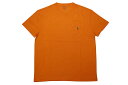 POLO RALPH LAUREN COTTON JERSEY POCKET T-SHIRT (710704248078:BRIGHT SIGMA ORANGE)ポロラルフローレン/ショートスリーブティーシャツ/ブライトシグマオレンジ
