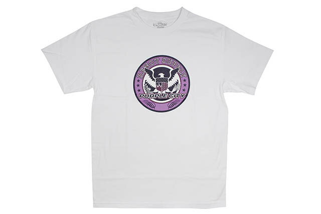 乐天商城 - THE SMOKER'S CLUB PURPLE CITY T-SHIRT (WHITE)ザ・スモーカーズ・クラブ/ショートスリーブティーシャツ/ホワイト