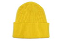 ADVANCE COTTON ACRYLIC BEANIE (YELLOW)アドバンス/アクリルビーニー/イエロー