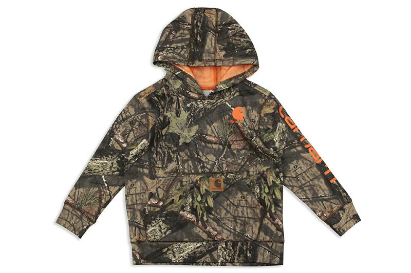 Carhartt CAMO SWEATSHIRT CA8982 CR08/219:MOSSY OAK KIDS カーハート/プルオーバーフーディー/モッシオーク