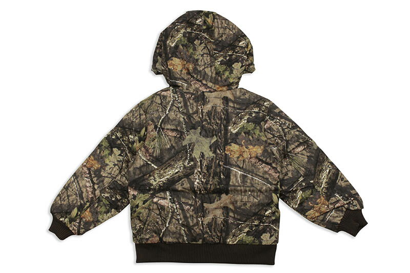 Carhartt FLANNEL QUILT LINED ACTIVE JACKET (CP8529 CR08/219:MOSSY OAK)(KIDS)カーハート/ジップジャケット/モッシオーク