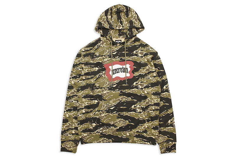Rakuten - ICECREAM FLAG HOODIE (401-8304:CAMO)アイスクリーム/プルオーバーフーディー/カモ