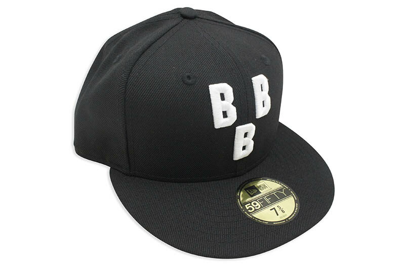 NEW ERA BIRMINGHAM BLACK BARONS BASIC 59FIFTY FITTED CAP (BLACK/WHITE)ニューエラ/フィッテッドニュ−エラキャップ/ブラック