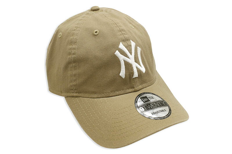 Rakuten - NEW ERA NEW YORK YANKEES 9TWENTY WASHED COTTON CROSS STRAP CAP (KHAKI/WHITE) 13562177 11434003ニューエラ/ニューヨークヤンキース/ストラップバックキャップ/アジャスターキャップ/カーキ ホワイト