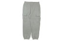 PRO CLUB HEAVYWEIGHT SILICON LOGO TAPERED CARGO SWEATPANT (HEATHER GRAY) 03PC040...