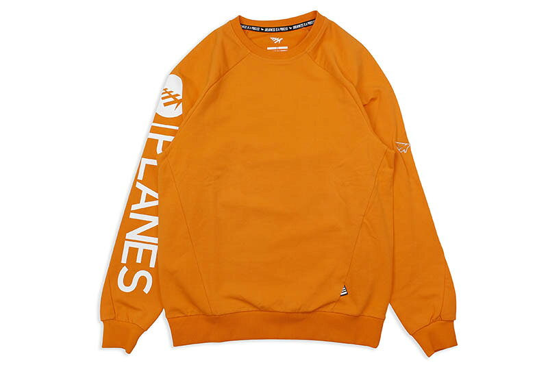 运动裤 - ROC NATION PLC CREWNECK (100612:ORANGE TIGER)ロックネイション/クルースウェット/オレンジタイガー