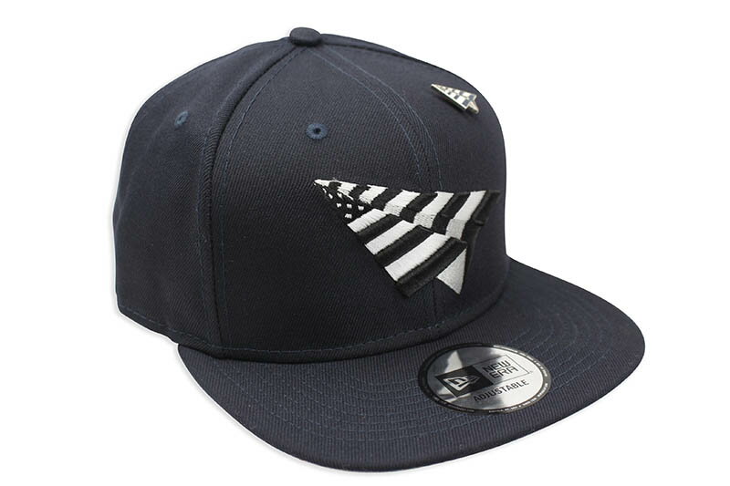 楽天GROW AROUND グロウアラウンドROC NATION PAPER PLANES CROWN OLD SCHOOL SNAPBACK （100829:NAVY）ロックネイション/スナップバックキャップ/ネイビー