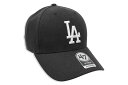 '47 LOS ANGELES DODGERS MVP CAP (BLACK)フォーティーセブン/アジャスターキャップ/ロサンゼルスドジャース/メンズ/レディース/シンプル/男女兼用/サイズ調節