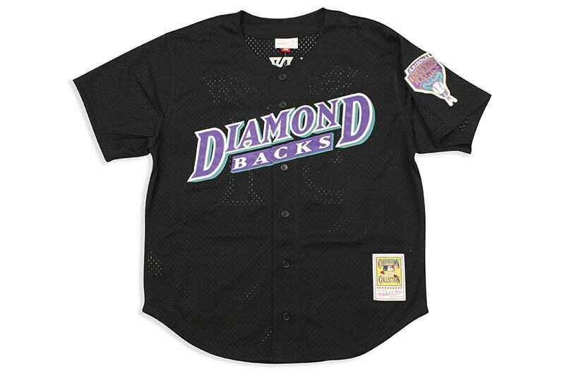 MITCHELL&NESS AUTHENTIC BP JERSEY (ARIZONA DIAMONDBACKS/1999:RANDY JOHNSON #51) ABBF3109ミッチェル&ネス/ベースボールジャージ/アリゾナダイアモンドバックス/ブラック