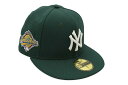 NEW ERA NEW YORK YANKEES 59FIFTY FITTED CAP (1996 WORLD SERIES SIDE PATCH/PINK UNDER VISOR/DARK GREEN)j[G/tBbebhLbv/MLB/j[[NL[X/_[NO[/cosN