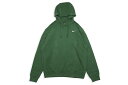 NIKE CLUB FLEECE PULLOVER HOODIE (CJ1611-341/DARK GREEN)ナイキ/プルオーバーフーディー/パーカー/アメリカ/USA企画/海外限定/スウォッシュロゴ/ワンポイントロゴ/シンプル/メンズ/大きいサイズ/ダークグリーン