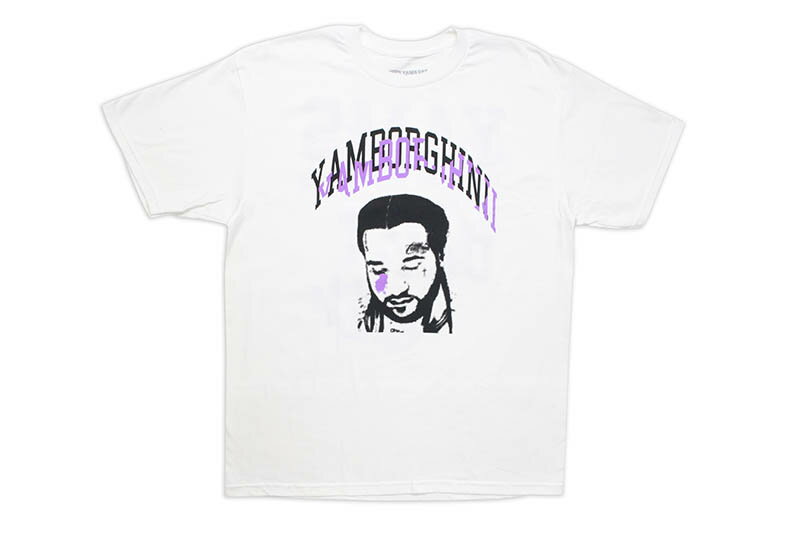 #YAMSDAY2021 YAMBORGHINI FACE T-SHIRT (WHITE)ショートスリーブティーシャツ/ホワイト/ASAP YAMS/ASAP MOB/ASAP ROCKY/ASAP FERG/ASAP NAST/ASAP TYY/ASAP ILLZ/ASAP TWELVYY/ASAP BARI/ASAP ANT/ASAP JOSH