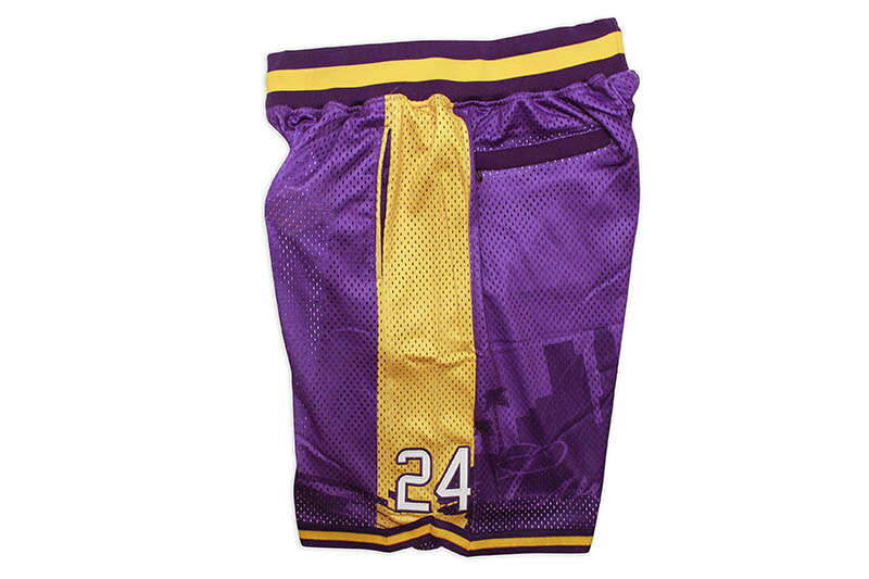HEADGEAR CLASSICS CRENSHAW FRONT LOGO BASKETBALL SHORTS (HGA019-SHT-13:PURPLE...