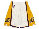 MITCHELL NESS AUTHENTIC SHORTS (LOS ANGELES LAKERS/HOME/2009-10:WHITE) ASHRAC19105ミッチェル ネス/バスケットボールショーツ/ロサンゼルスレイカーズ/ホワイト