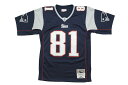 MITCHELL & NESS LEGACY JERSEY (NEW ENGLAND PATRIOTS/2007:RANDY MOSS/NAVY/#81) LGJYAC18124ミッチェル&ネス/スローバックジャージ/ネイビー