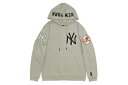 PRO STANDARD NEW YORK YANKEES LOGO HOODIE (LNY531152:GRAY)プロスタンダード/プルオーバーフーディー/グレイ