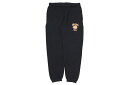 THE SMOKER'S CLUB LOGO SWEATPANTS (BLACK/YELLOW~PURPLE)UEX[J[YNu/XEFbgpc/ubN/CG[~p[v