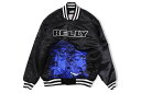 HEADGEAR CLASSICS BELLY SATIN VARSITY JACKET (HGC085-SJKT-03:BLACK)wbhMA?NVbNX/o[VeB[WPbg/ubN