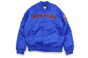 PRO STANDARD NEW YORK METS WORDMARK SATIN JACKET (LNM632057:ROYAL)プロスタンダード/サテンジャケット/ロイヤル