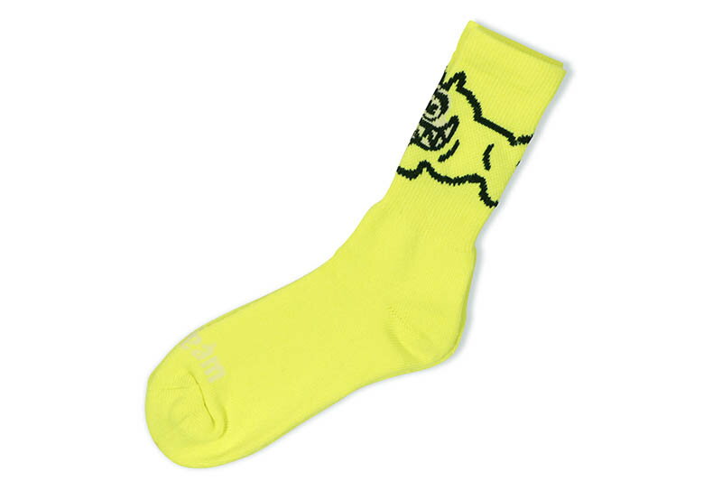 ICECREAM RUNNING DOG SOCKS (411-8806:NEON YELLOW)꡼/å/ͥ󥤥